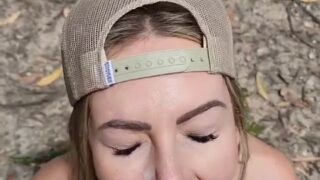 Honey Brooks Have Sex Outdoors With Her Boyfriend