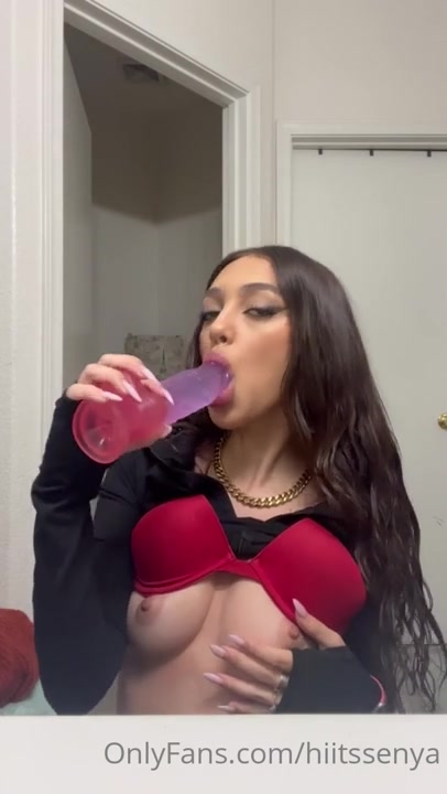 Senya Marin Masturbated Naked Using A Dildo In The Bathroom